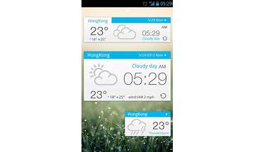 Concise white GO Weather EX for Android - Download the APK from Habererciyes